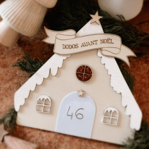 Compte à Rebours - Maisonnette en Bois – Dodos Avant Noël