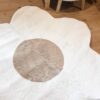 Tapis en forme de marguerite de la collection Bloom