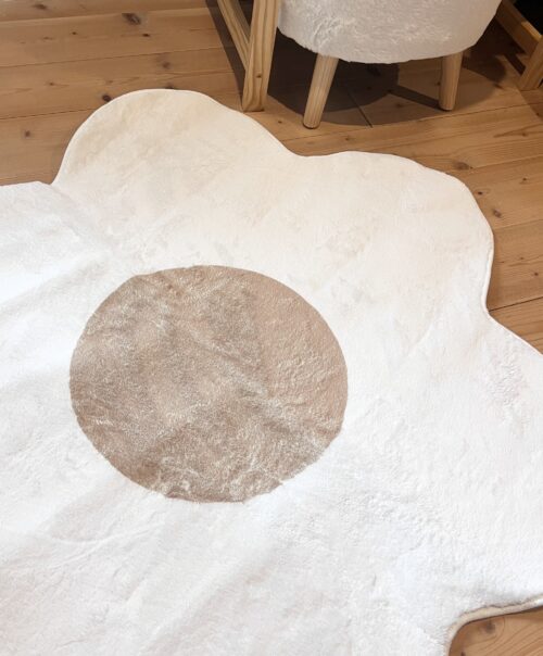 Tapis en forme de marguerite de la collection Bloom