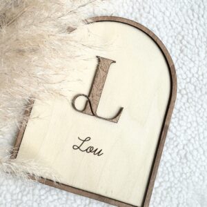 Création poétique pour cadeau de naissance