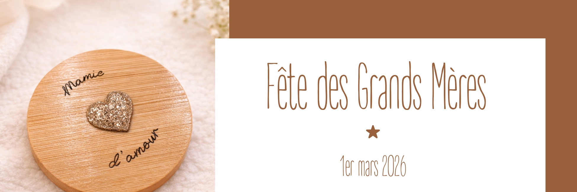 Découvrez ma collection de petits cadeaux pleins d'amour pour la fête des grands mères